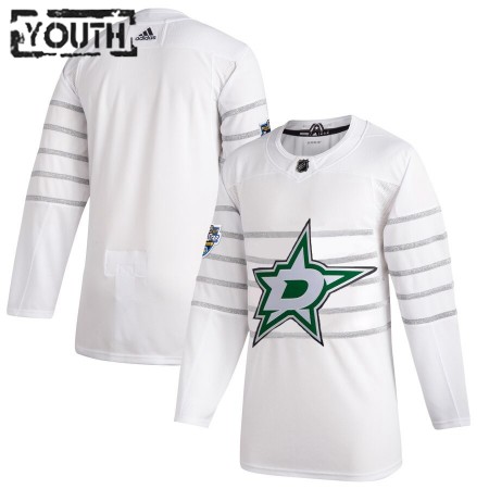 Dallas Stars Blank Wit Adidas 2020 NHL All-Star Authentic Shirt - Kinderen
